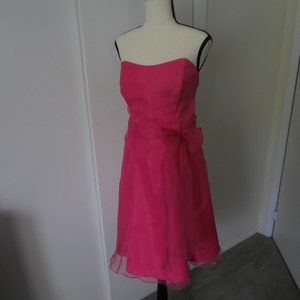 Hot pink Alfred Angelo cocktail dress size 14